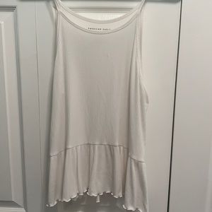 American Eagle Soft & Sexy Ripped Peplum Tank
